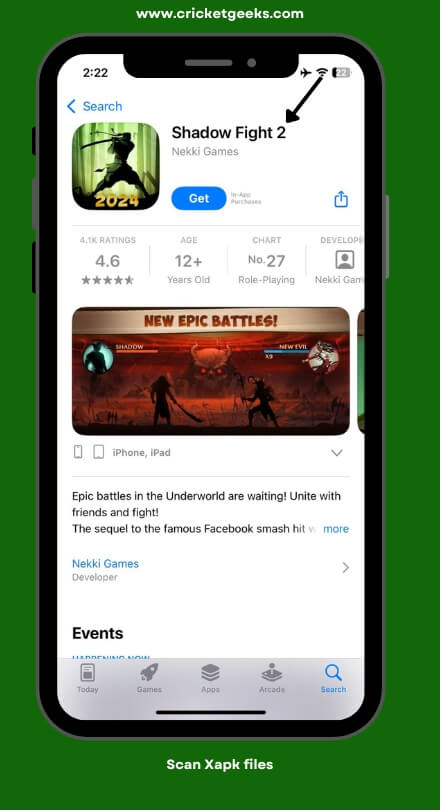 Step 3 Apk installer is scanning apk files